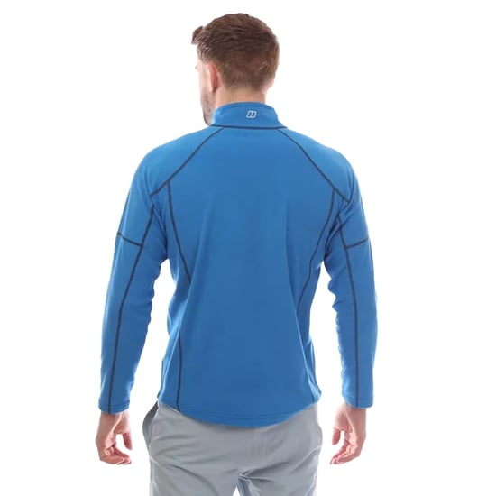Berghaus Heren Cuerden Half Zip Fleece Top (Blauw) - Image 2