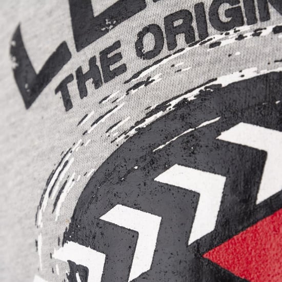 Lee Cooper Heren Grafisch T-Shirt (Grijze Mergel) - Image 3