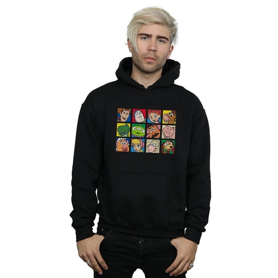Disney Toy Story Character Squares-hoodie för män (Svart) - Image 2