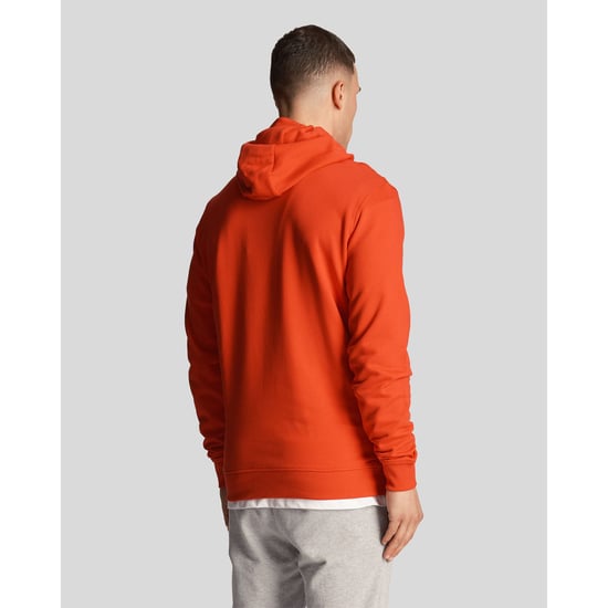 Men's Lyle And Scott Pullover Hoodie in Red - Image 3