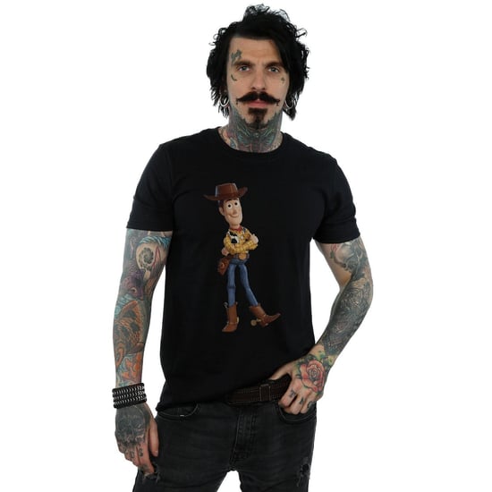 Disney Mens Toy Story 4 Sherrif Woody T-Shirt (Black) - Image 2