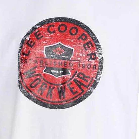 Lee Cooper Heren Grafisch T-Shirt (Wit) - Image 3