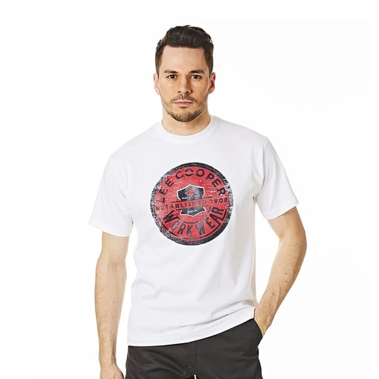Lee Cooper Heren Grafisch T-Shirt (Wit) - Image 4