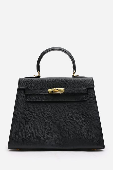 Wheres That From Womens 'Lluvia' Top Handle Satchel Mini Tote Bag With Turn-Lock Closure - Image 2