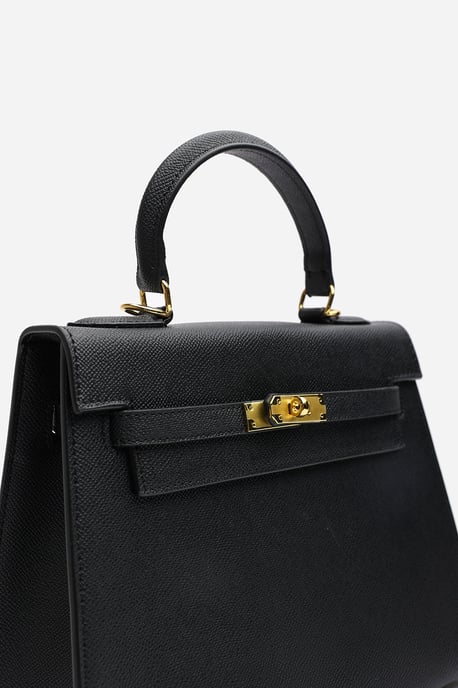 Wheres That From Womens 'Lluvia' Top Handle Satchel Mini Tote Bag With Turn-Lock Closure - Image 4