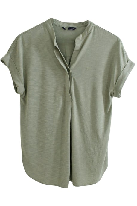 Pleat Front Jersey Top - Image 2