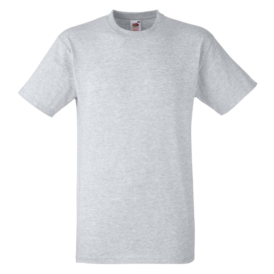 Fruit Of The Loom Heren Heavy Weight ® Katoenen T-shirt Korte Mouwen (Heather Grijs) - Image 1