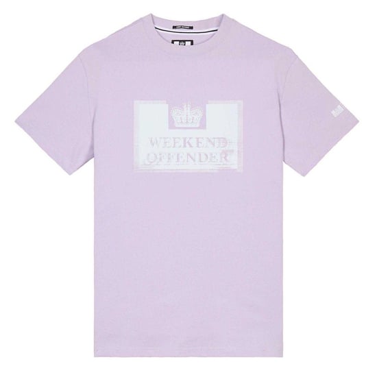 Weekend Offender Mens Bonpensiero Graphic T-Shirt (Lila) - Image 1