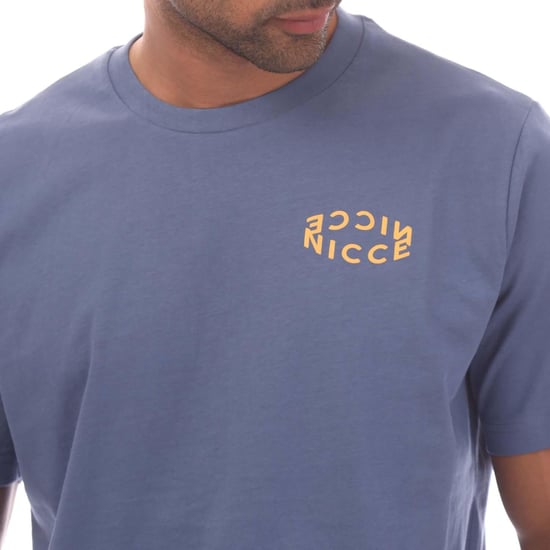Nicce Heren Tanetta Logo T-Shirt (Blauw) - Image 4