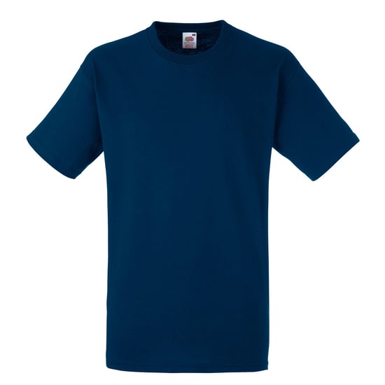 Fruit Of The Loom Heren Heavy Weight ® Katoenen T-shirt Korte Mouwen (Navy) - Image 1