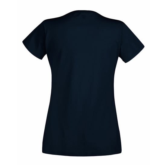 Fruit of the Loom Womens/Ladies Valueweight V Neck Lady Fit T-Shirt (Deep Navy) - Image 2