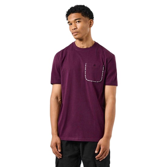 Weekend Offender Sutton Checked T-shirt med bröstficka för herrar (Bär) - Image 3