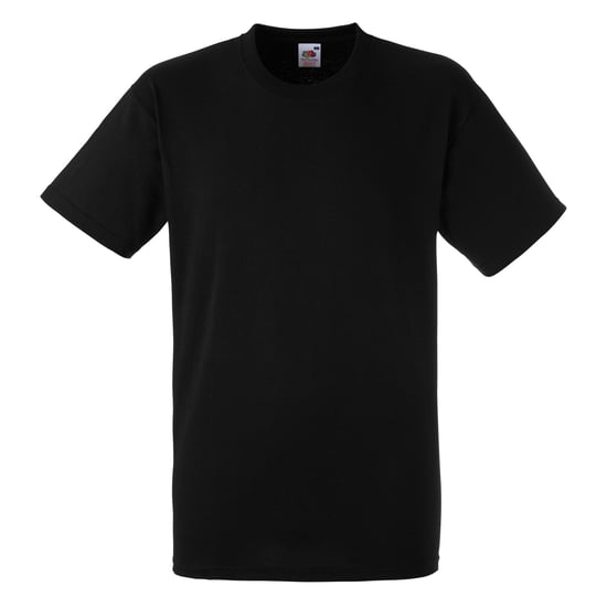 Fruit Of The Loom Heren Heavy Weight ® Katoenen T-shirt Korte Mouwen (Zwart) - Image 1