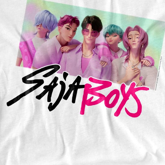 K-Pop Demon Hunters Womens/Ladies Saja Boys Photo Frame Fashion T-Shirt (White) - Image 2