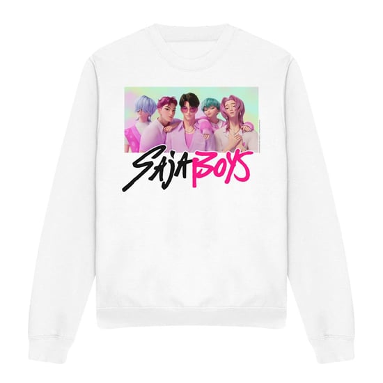 K-Pop Demon Hunters Unisex tröja för vuxna Saja Boys fotoram (Vit) - Image 4
