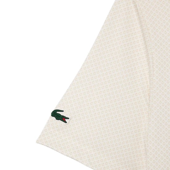Lacoste Heren UV-bescherming Regular Golf Poloshirt (Crème) - Image 2
