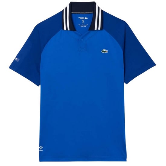Lacoste Heren Daniil Medvedev Slim Tennis Poloshirt (Blauw) - Image 1