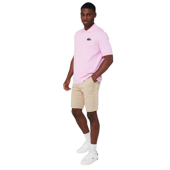 Lacoste Unisex L.12.12 Original Pique Poloshirt voor volwassenen (Roze) - Image 4