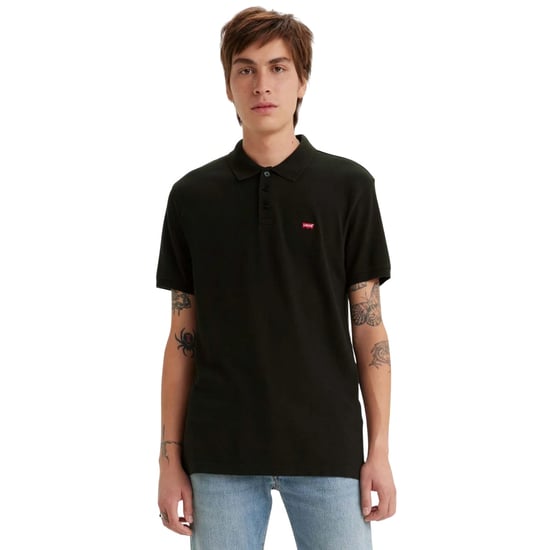 Levis Heren Huismerk Poloshirt (Zwart) - Image 4
