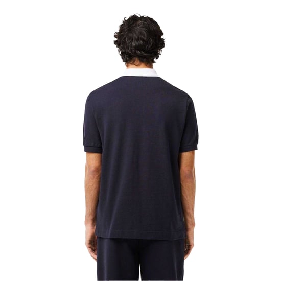 Lacoste Heren Badge Klassiek Poloshirt (Blauw) - Image 2