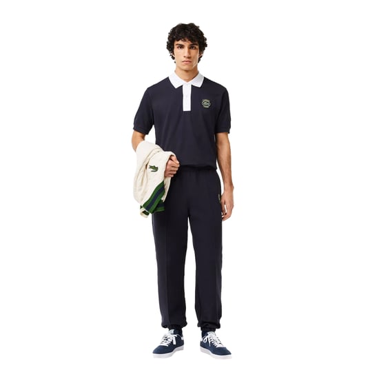 Lacoste Heren Badge Klassiek Poloshirt (Blauw) - Image 6