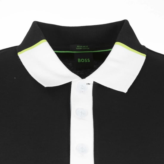 Boss Heren Paddy 3 Poloshirt (Zwart) - Image 3