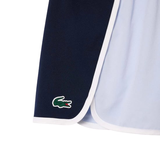 Lacoste Womens/Ladies Diamond Taffeta Stretch Sport Shorts (Blue) - Image 2