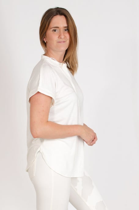 Pleat Front Jersey Top - Image 4