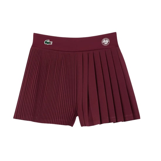 Lacoste Dames/Dames Roland Garros Editie Sport Geplooide Tennisshort (Paars) - Image 1