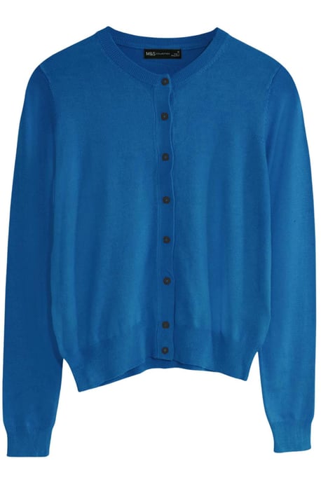Round Neck Button Down Cardigan - Image 2
