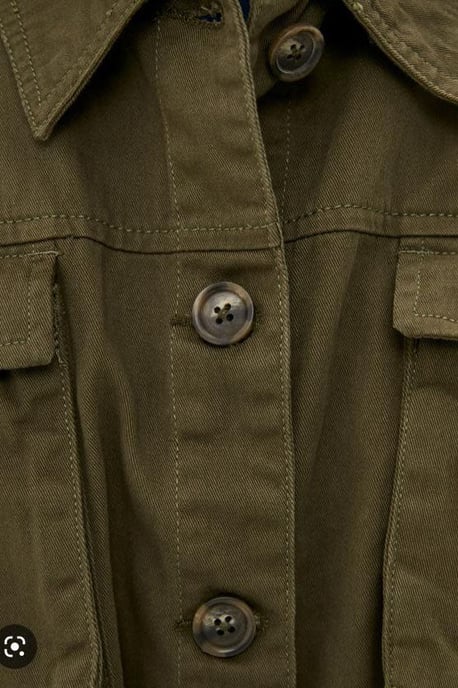 Khaki Safari Shirt Jacket - Image 5