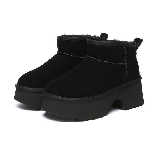 EVER AU Australia Women Nicobar 3-Way Style Platform Mid Boots - Image 4