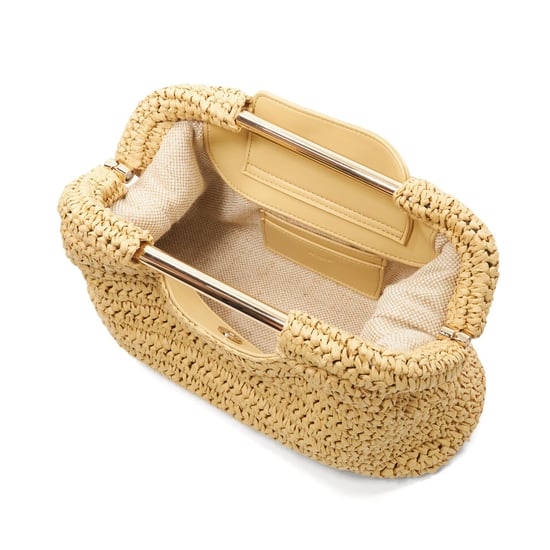 Dune Accessories Elsabeth - Raffia Bag With Gold Handles - Image 3