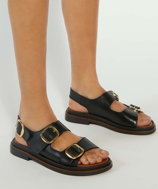 Dune Ladies Luckles - Triple Buckle Sandals - Image 3