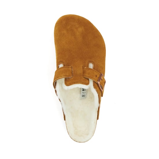 Birkenstock Mens Boston Shearlin - Shearling Clogs - Image 3