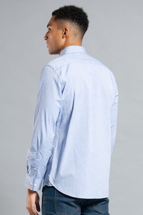 White 2 Pack Cotton Long Sleeve Oxford Shirt - Image 3