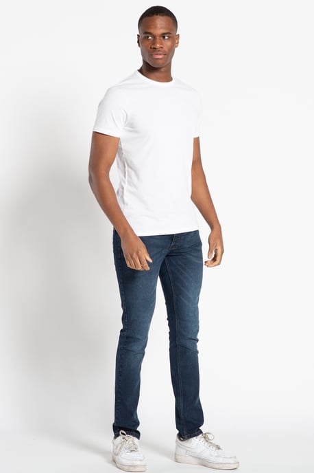 White 3 Pack Cotton Crew Neck Short Sleeve T-Shirts - Image 4