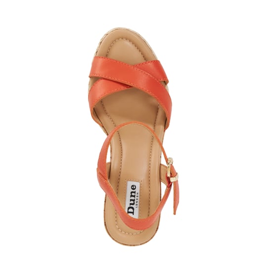 Dune Ladies Kindest - Cork And Woven Wedge Sandals - Image 4