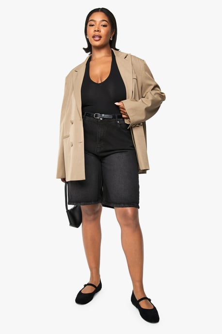Plus Denim Jort - Image 3