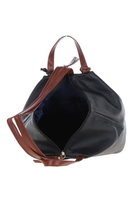 'Lydia' Convertible Real Leather Tote Backpack - Image 5