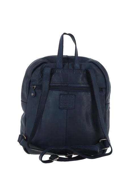 'Senza Tempo' Woven Leather Vintage Wash Backpack - Image 3
