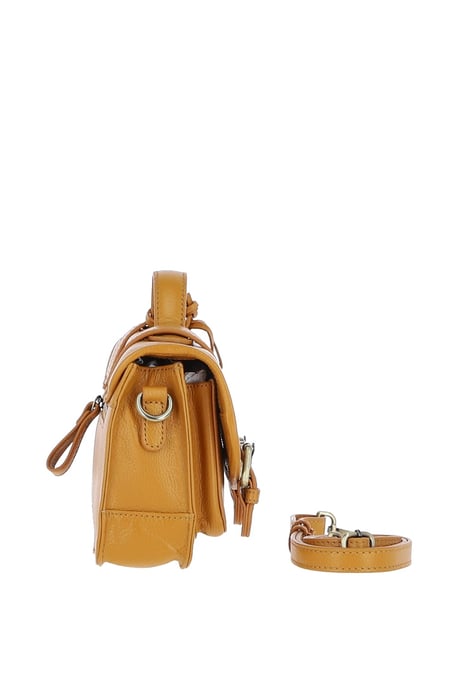 Stylish Real Leather Medium Satchel Bag - Image 4