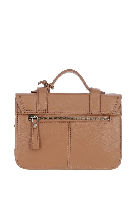 Stylish Real Leather Medium Satchel Bag - Image 3