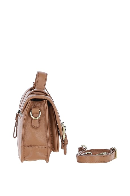 Stylish Real Leather Medium Satchel Bag - Image 4