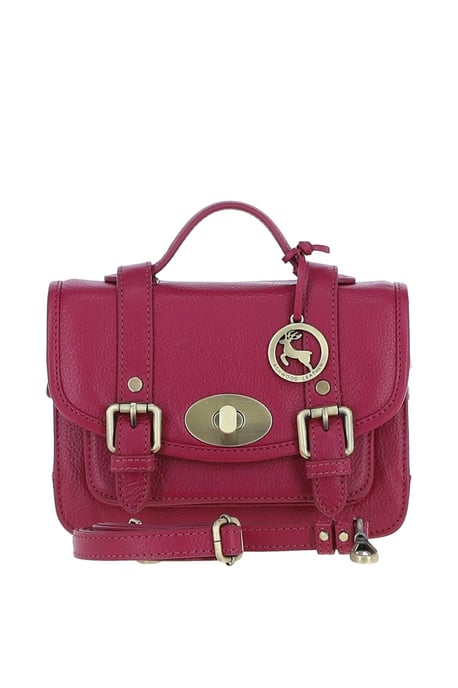 Stylish Real Leather Medium Satchel Bag - Image 1