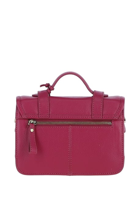 Stylish Real Leather Medium Satchel Bag - Image 3
