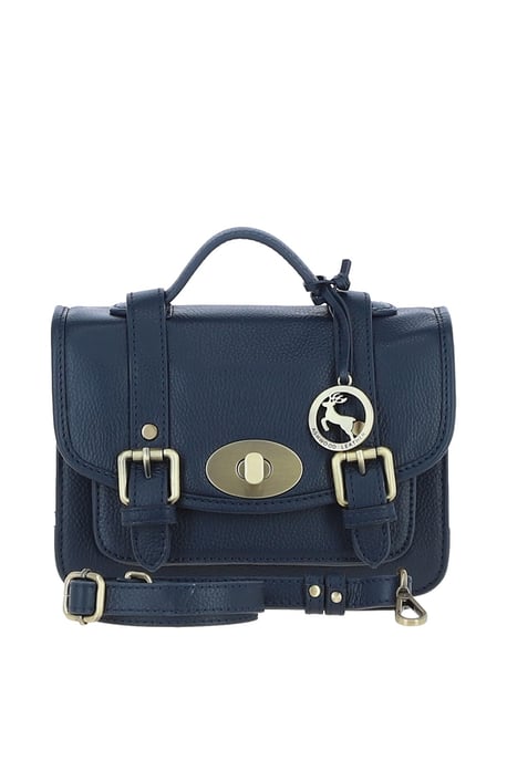 Stylish Real Leather Medium Satchel Bag - Image 1