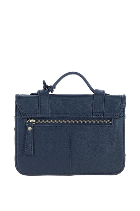 Stylish Real Leather Medium Satchel Bag - Image 3