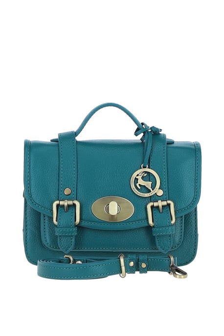 Stylish Real Leather Medium Satchel Bag - Image 1