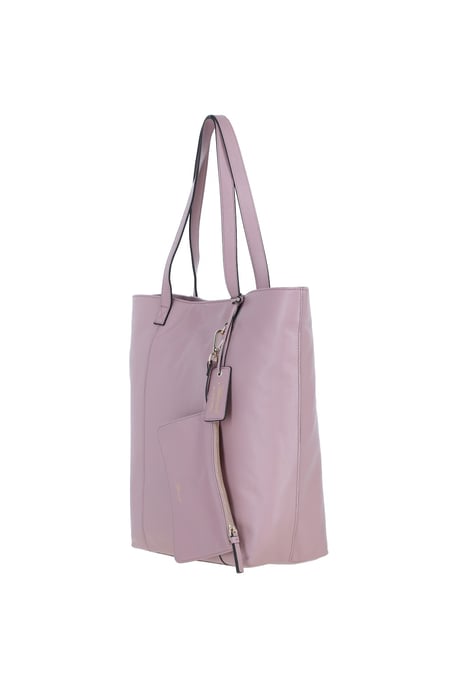 'Serela' Real Leather Shoulder Bag with Detachable Pouch - Image 2